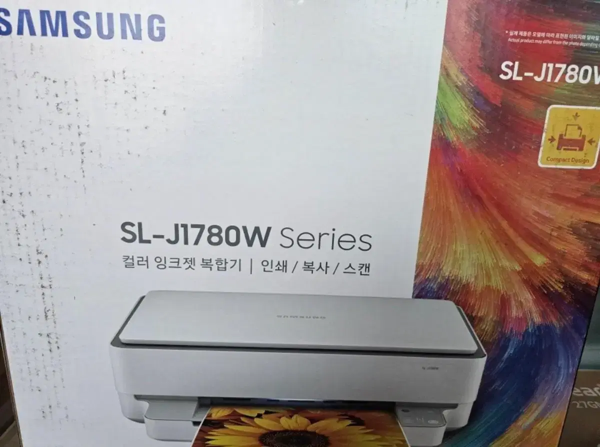 [미개봉 새제품] 삼성전자 컬러 잉크젯 복합기모델명 SL-J1780W